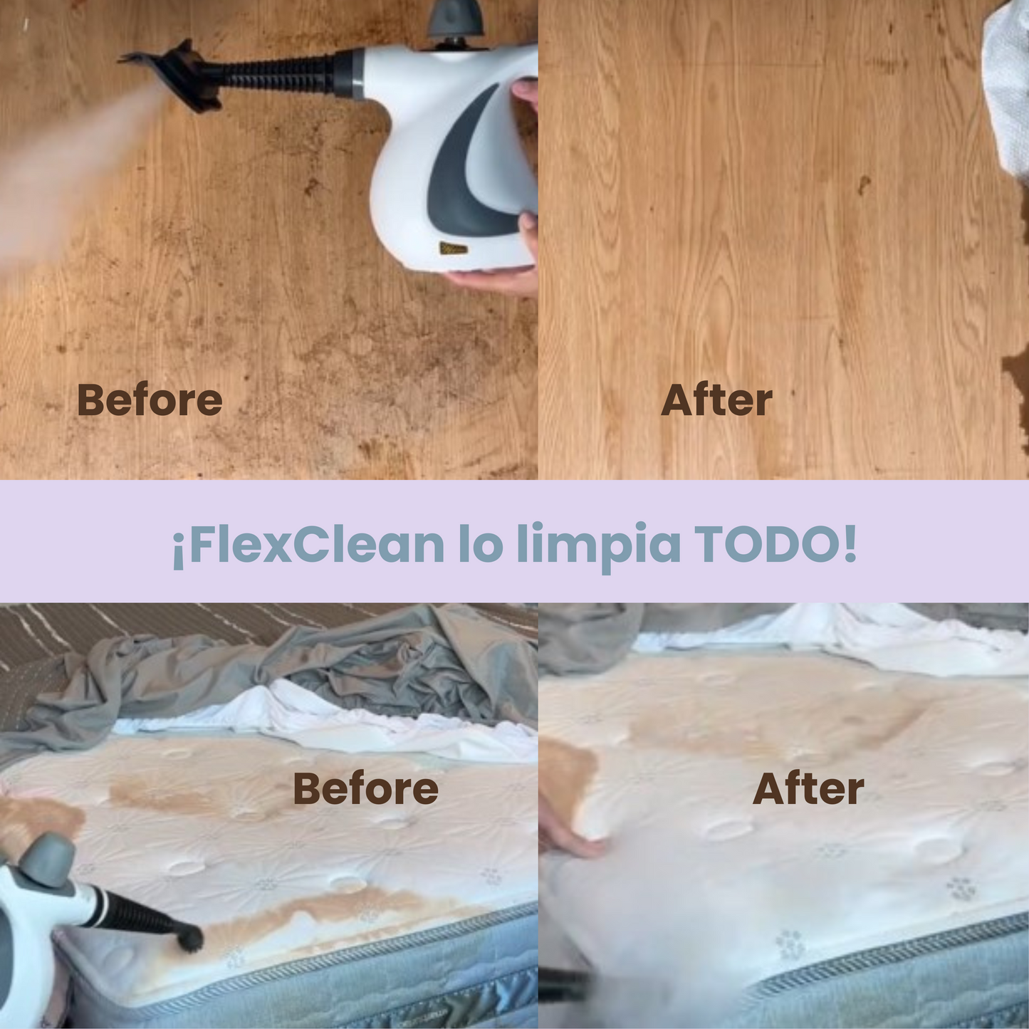 FlexClean Limpiador a Vapor Multi-Usos