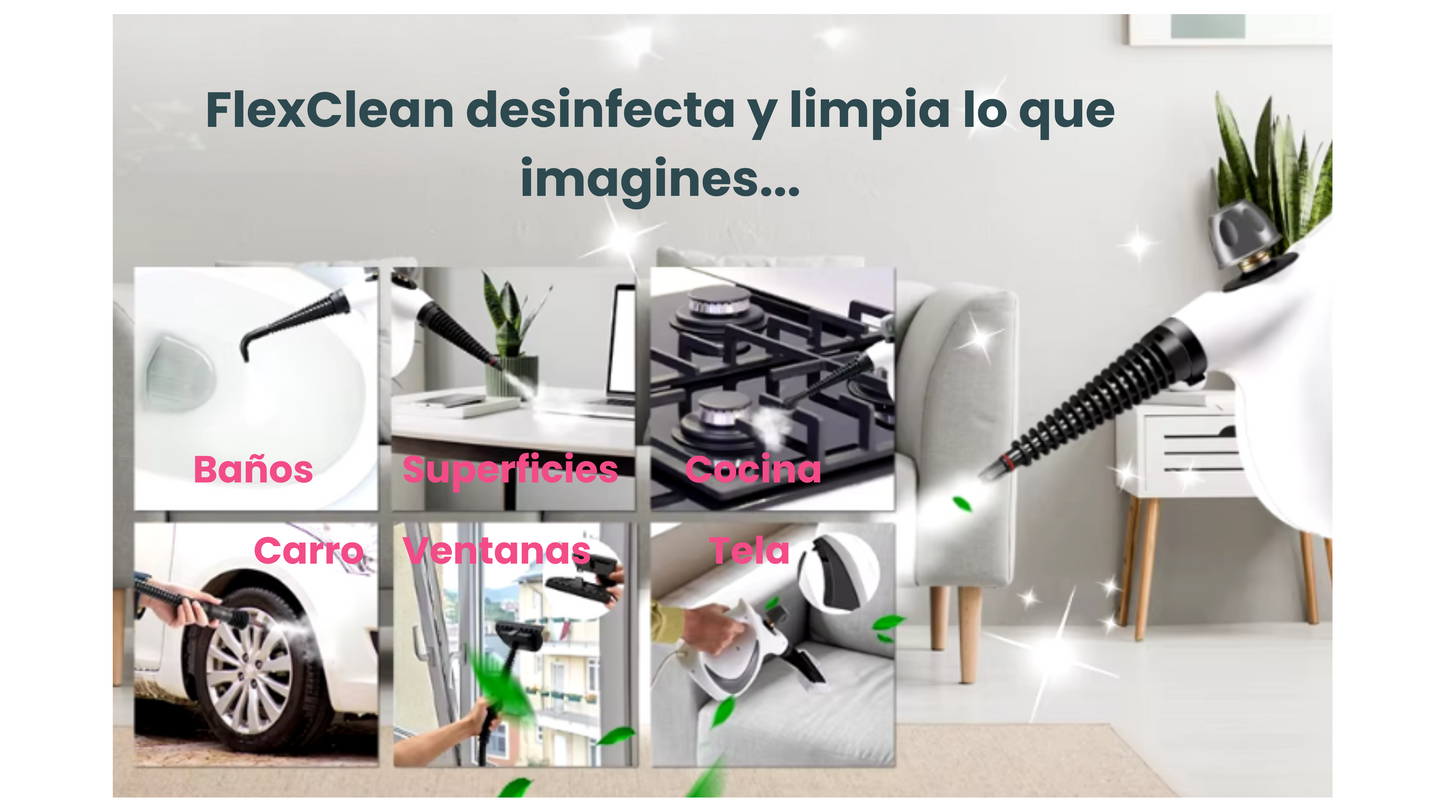 FlexClean Limpiador a Vapor Multi-Usos